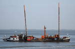 JASPER , Dredgers ,Europanummer: 05301220 , MMSI: 211307340 , 37 x 8m , 16.03.2017 Cuxhaven
