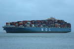MOL BEACON , Containerschiff , IMO 9713337 , Baujahr 2015 , 10010 TEU , 337 × 48.3m , 17.03.2017 Cuxhaven