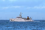 A 902 Van Kinsbergen , Ausbildungsschiff der niederländischen Marine ,40 x 10m , 18.03.2017 Cuxhaven