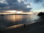 Okt 04 Abendstimmung an der Elbe bei Teufelsbrck.