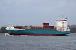 HANNA , Feederschiff , IMO 9376048 , Baujahr 2008 , 868 TEU ,134.4 × 22.5m , 15.04.2017 Grünendeich