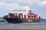 MOL QUEST , Containerschiff , IMO 9631967 , Baujahr 2013 , 14000 TEU  , 368 x 51m , 15.04.2017 Grünendeich