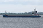 WILSON DVINA , Feederschiff , IMO 9005742 , Baujahr 1992 , 153 TEU , 87,4 x 13m , 15.04.2017 Grünendeich