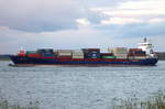 PEGASUS , Feederschiff , IMO 9387592 , Baujahr 2009 , 880 TEU , 158 x 23m , 18.04.2017 Grünendeich
    