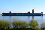 MOL EMISSARY , Containerschiff , IMO 9407158 , 5087 TEU , Baujahr 2009 , 294 × 32.7m , 19.04.2017 Grünendeich