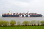 MSC INGY , Containerschiff , IMO 9755945 , Baujahr 2016 , 17590 TEU , 400 × 58.8m , 21.04.2017 Grünendeich     