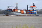 KONRAD SCHULTE , Containerschiff , IMO 9292125 , Baujahr 2005 , 1740 TEU , 175 x 27,4m , 22.04.2017 Grünendeich