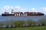 NYK DENEB , Containerschiff , IMO 9337676 , Baujahr 2007 , 4888 TEU , 286 x 32 m , 22.04.2017 Grünendeich