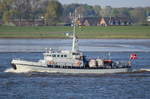 MHV 910  RINGEN  , Patrouillenboot Denmark ,  MMSI 219000178 , Baujahr 2009 , 27 x 6m , 07.05.2017  Grünendeich