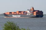 MILAN EXPRESS , Containerschiff , IMO 9112296 , Baujahr 1996 , 2330 TEU ,216.2 × 32.2m , 11.05.2017 Grünendeich