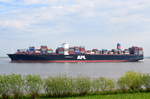 APL CHANGI , Containerschiff , IMO 9631981 , Baujahr 2013 , 14000 TEU , 368.5 × 51m , 13.05.2017  Grünendeich
