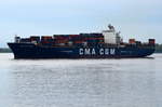 CMA CGM PUCCINI , Containerschiff , IMO 9280627 , Baujahr 2004 , 5782 TEU , 277.3 × 40m , 13.05.2017  Grünendeich