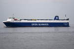 JUTLANDIA SEAWAYS , Ro-Ro Cargo , IMO 9395355 , Baujahr 2010 , 187 x 26 m ,16.05.2017  Cuxhaven