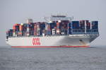 OOCL BANGKOK , Containerschiff , IMO 9627978 , Baujahr 2013 , 13208 TEU , 366.5 × 48m  16.05.2017  Cuxhaven
