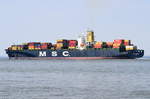 MSC SAMANTHA , Containerschiff , IMO 9110377 , Baujahr 1996 , 274.6 × 40m , 5711 TEU , 17.05.2017  Cuxhaven