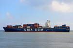 CMA CGM MOZART , Containerschiff , IMO 9280615 , Baujahr 2004 , 5762 TEU , 277.3 × 40m , 20.05.2017  Cuxhaven
