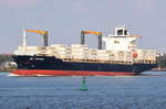 HSL SHEFFIELD , Containerschiff , IMO 9275024 , Baujahr 2003 , 210.1 × 30.23m ,    2556 TEU , Grünendeich 04.09.2017