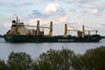 RICKMERS HAMBURG , General Cargo , IMO 9238818 , Baujahr 2002 , 192.92 × 27.8m , 1888 TEU , 10.09.2017 Grünendeich