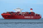 CAP SAN NICOLAS , Containerschiff , IMO 9622203 , Baujahr 2013 , 333.2 × 48.2m , 9814 TEU , Cuxhaven 11.09.2017