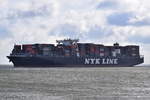 NYK CRANE , Containerschiff , IMO 9741401 , Baujahr 2016 , 364 × 50.6m , 14000 TEU , 12.09.2017 Cuxhaven