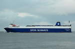 JUTLANDIA SEAWAYS , RoRo-Schiff , IMO 9395355 , Baujahr 2010 , 187 × 26.49m , Cuxhaven , 12.09.2017