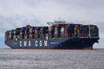 CMA CGM KERGUELEN , Containerchiff , IMO 9702132 , Baujahr 2015 , 398 × 54m , 17722 TEU , 14.09.2017 Cuxhaven