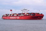 CAP SAN RAPHAEL , Containerschiff , IMO 9622253 , Baujahr 2014 , 333.2 × 48.2m ,     9814 TEU , 16.09.2017 Cuxhaven
