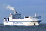 TRICA , Ro-Ro Cargo , IMO 9307384 , Baujahr 2007 , 205 × 25.8m ,640 TEU , 29.03.2018 Cuxhaven Alte Liebe  