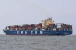 CMA CGM AMAZON , Containerschiff , IMO 9706308 , Baujahr 2015 , 299.99 × 48m , 9162 TEU , 31.03.2018  Cuxhaven Alte Liebe