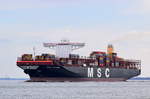 MSC VIVIANA , Containerschiff , IMO 9777216 , Baujahr 2017 , 399.98 × 58.6m , 17273 TEU , Cuxhaven Alte Liebe 02.04.2018