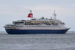 BOUDICCA , Kreuzfahrtschiff , IMO 7218395 , Baujahr 1973 , 206.96 × 25.22m , 880 Passagiere und 329 Besatzung , 04.04.2018 Cuxhaven Alte Liebe