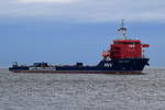 VESTVIND ,  Deck Cargo Ship , IMO 9750579 , Baujahr 2016 , 130 × 15m , 04.04.2018 Cuxhaven Alte Liebe