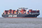 NYK CRANE , Containerschiff , IMO 9741401 , Baujahr 2016 , 364 × 50.6m , 14000 TEU , 06.04.2018 Cuxhaven