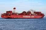 CAP SAN MALEAS , Containerschiff , IMO 9633941 , Baujahr 2014 , 333.17 × 48.25m , 10500 TEU , Cuxhaven 07.04.2018