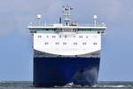 JUTLANDIA SEAWAYS , Fahrzeugtransporter , IMO 9395355 , Baujahr 2010 , 187m × 26.49m , am 08.09.2018 bei der Alten Liebe Cuxhaven 
