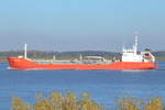 PUCCINI , Tanker , IMO 9156993 , Baujahr 1998 , 94.03 × 12.5m , 03.11.2018  Grünendeich