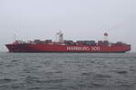 CAP SAN NICOLAS , Containerschiff , IMO 9622203 , Baujahr 2013 , 333.2 × 48.32m , 9814 TEU , 05.11.2018 Alte Liebe Cuxhaven