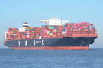 BARZAN , Containerschiff , IMO 9708851 , Baujahr 2015 , 400 × 58.6m , 19870 TEU , 07.11.2018  Alte Liebe Cuxhaven