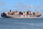MSC CHLOE , Containerschiff , IMO 9720483 , Baujahr 2016 , 299.87 × 48.32m , 9400 TEU , Cuxhaven 08.11.2018