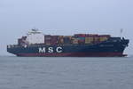 MSC ALESSIA , Containerschiff , IMO 9225653 , Baujahr 2001 , 6732 TEU , 299.99 × 40m   Cuxhaven , 20.12.2018