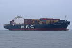 MSC ALESSIA , Containerschiff , IMO 9225653 , Baujahr 2001 , 6732 TEU , 299.99 × 40m 
Cuxhaven , 20.12.2018