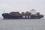 MSC ALESSIA , Containerschiff , IMO 9225653 , Baujahr 2001 , 6732 TEU , 299.99 × 40m Cuxhaven , 21.12.2018