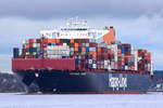 GUAYAQUIL EXPRESS , Containerschiff , IMO 9777620 , 10589 TEU , Baujahr 2017 , 333.18 × 48.2m , 11.03.2019 , Grünendeich