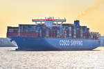 COSCO SHIPPING CAPRICORN , Containerschiff , IMO 9783514 , Baujahr 2018 , 400 × 59m , 20000 TEU , Grünendeich , 15.04.2019