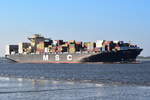 MSC ARICA , Containerschiff , IMO 9619452 , Baujahr 2012 , 299.18 × 48.19m , 8762 TEU , Grünendeich , 15.04.2019