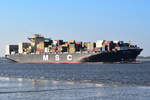 MSC ARICA , Containerschiff , IMO 9619452 , Baujahr 2012 , 299.18 × 48.19m , 8762 TEU , Grünendeich , 15.04.2019