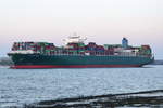 THALASSA DOXA , Containerschiff , IMO 9667174 , Baujahr 2014 , 368.5 × 51.07m , 13308 TEU , Grünendeich , 17.04.2019