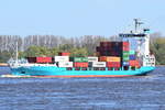 HANNI , Feederschiff , IMO 9188506 , Baujahr 1998 , 648 TEU , 118.31 × 17.9m , Grünendeich , 20.04.2019