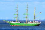 Alexander von Humboldt II , Segelschiff , IMO 9618446 , Baujahr 2011 , 65.05 × 10.06m , 13.05.2019 , Cuxhaven