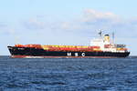 MSC Malin , Containerschiff , IMO 8201636 , Baujahr 1982 , 203.06 × 25.4m, 1254 TEU , 12.05.2019 , Cuxhaven